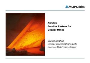 Aurubis Smelter Partner for Copper Mines