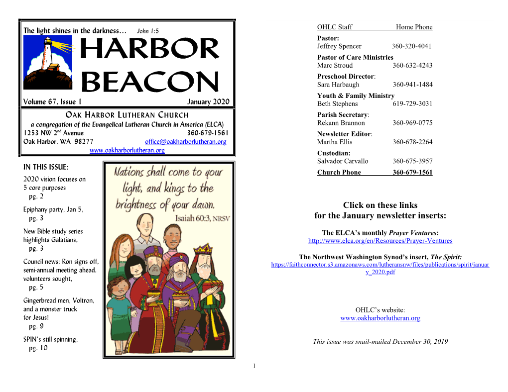 Harbor Beacon, January 2020