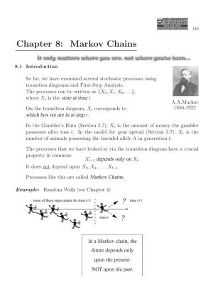 Chapter 8: Markov Chains