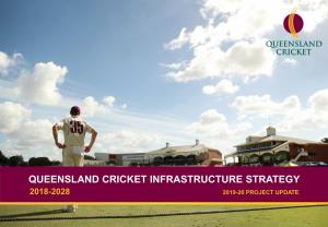 Queensland Cricket Infrastructure Strategy 2018-2028 2019-20 Project Update Acknowledgements
