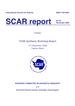 SCAR Report November 2008