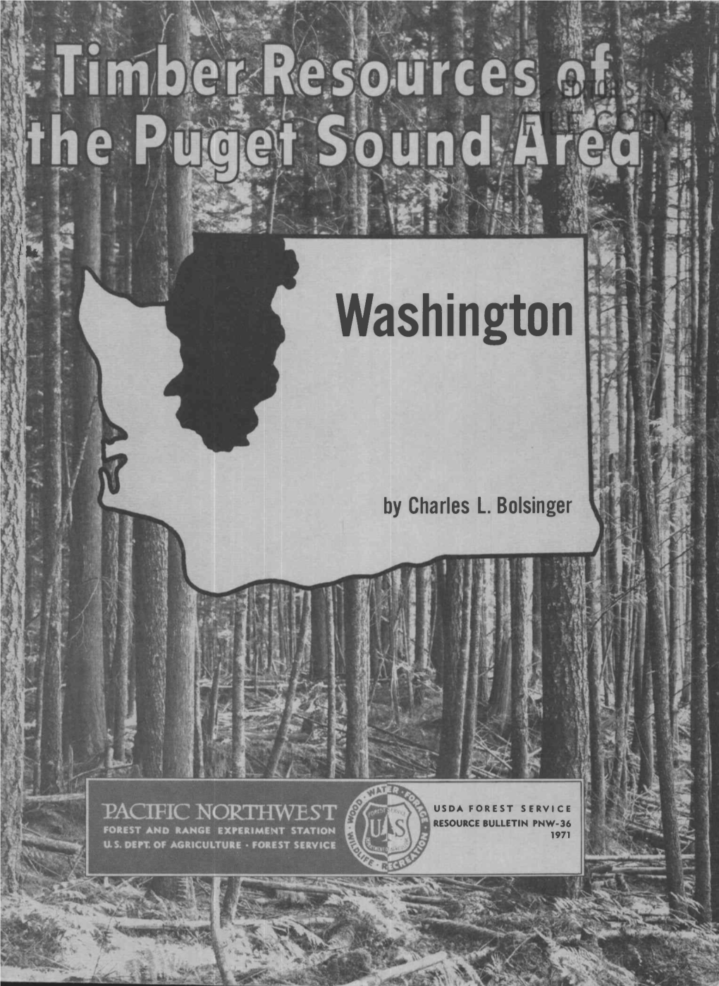 Timber Resources of the Puget Sound Area, Washington