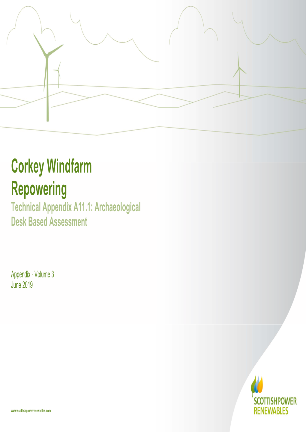 Corkey Windfarm Repowering Technical Appendix A11.1: Archaeological Desk Based Assessment