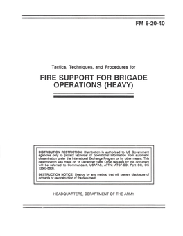 FM 6-20-40: Tactics, Techniques and Procedures for Fire Support For