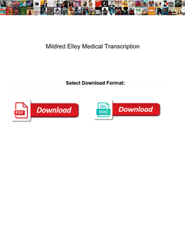 Mildred Elley Medical Transcription