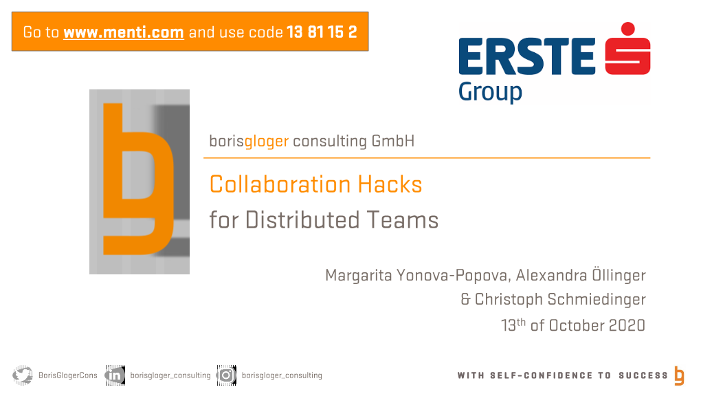 Collaboration Hacks for Distributed Teams