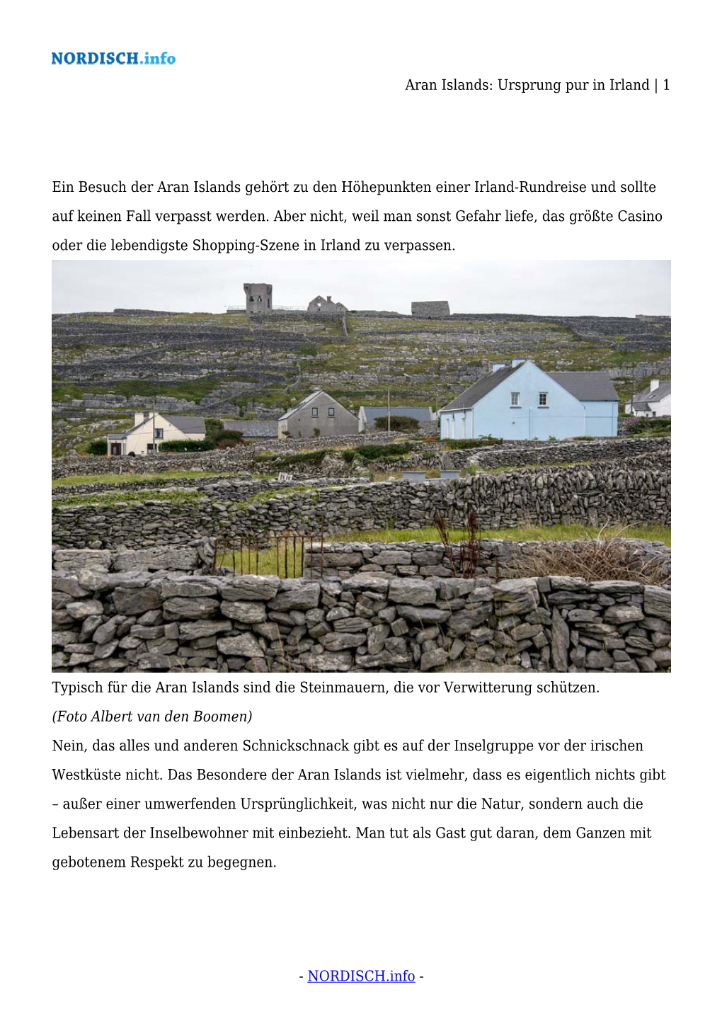 Aran Islands: Ursprung Pur in Irland | 1
