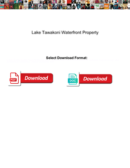 Lake Tawakoni Waterfront Property