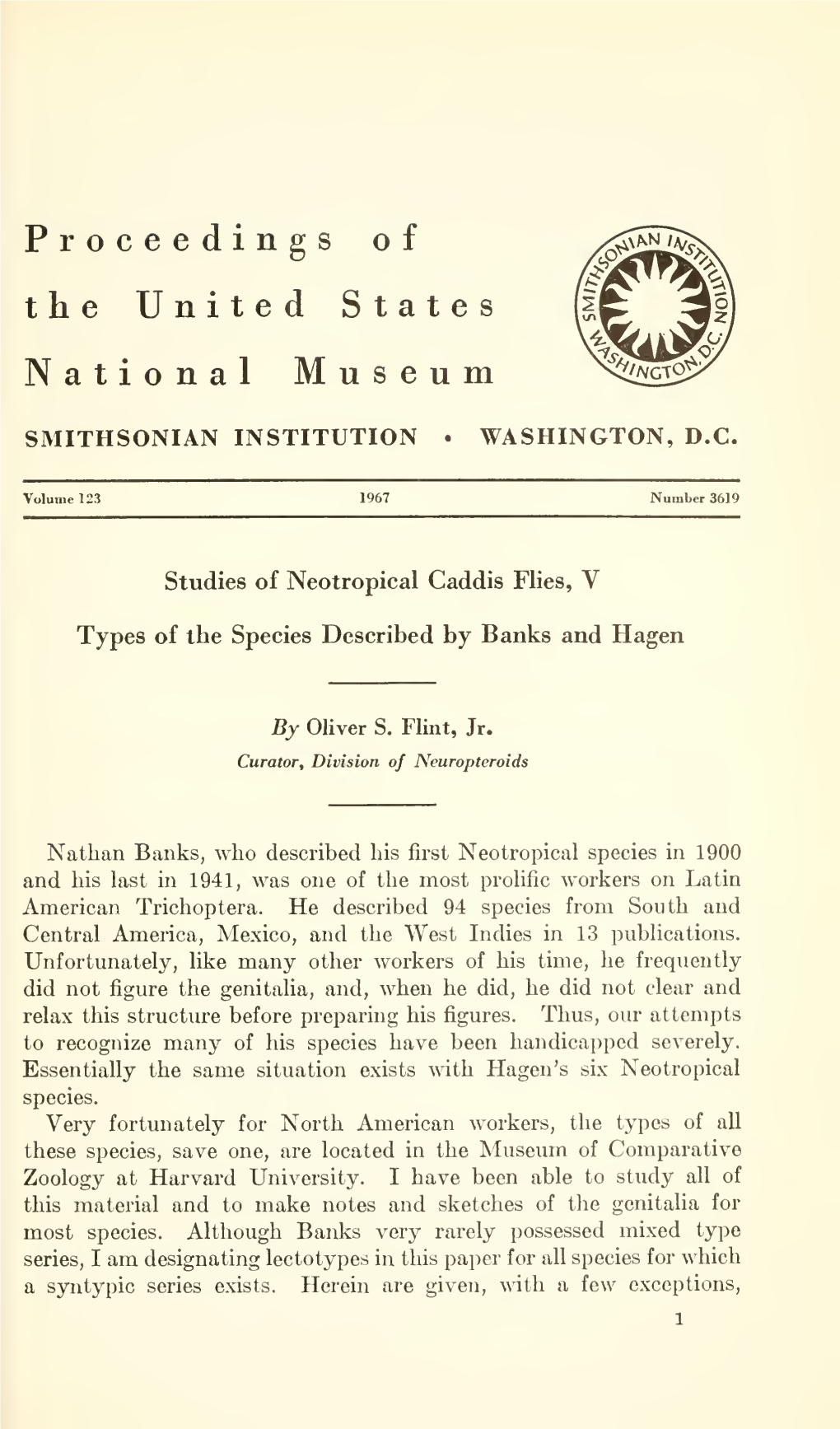 Proceedings of the United States National Museum