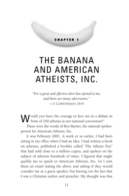 The Banana and American Atheists, Inc