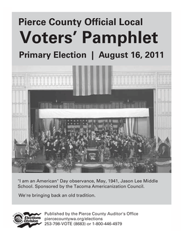 Voters' Pamphlet