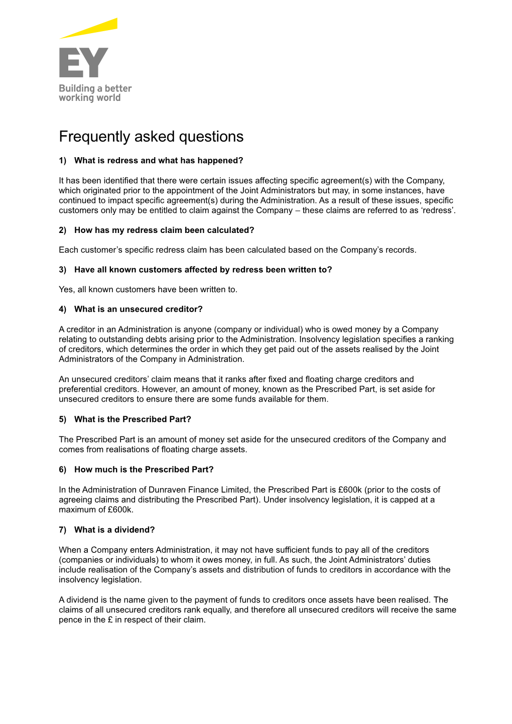 Frequently Asked Questions