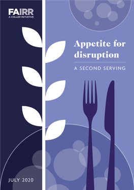 Appetite for Disruption