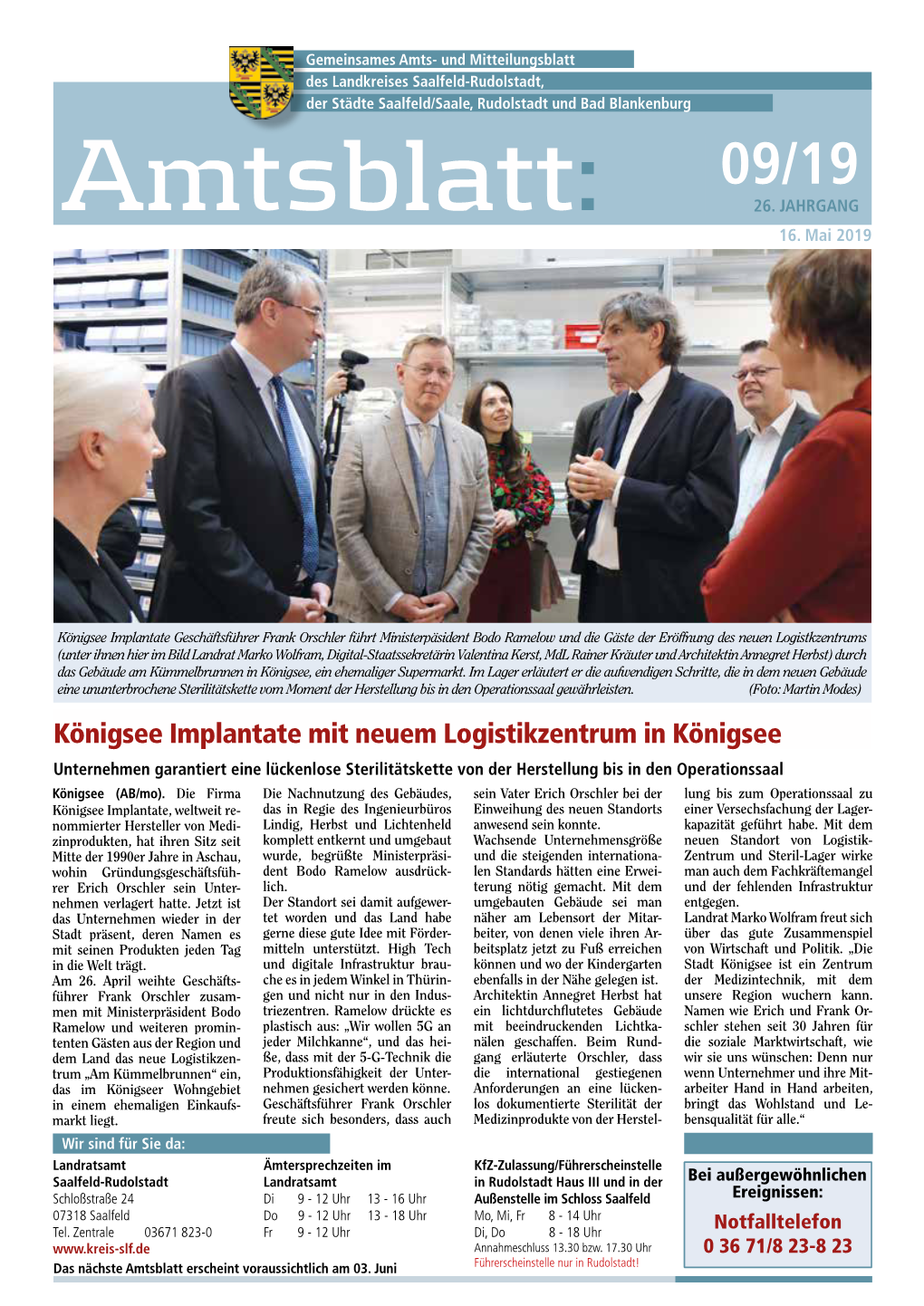 Amtsblatt 09 2019
