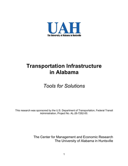 Transportation Infrastructure in Alabama