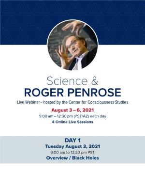 Science & Roger Penrose Webinar