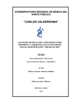 “Carlos Valderrama” “Análisis Musical Del