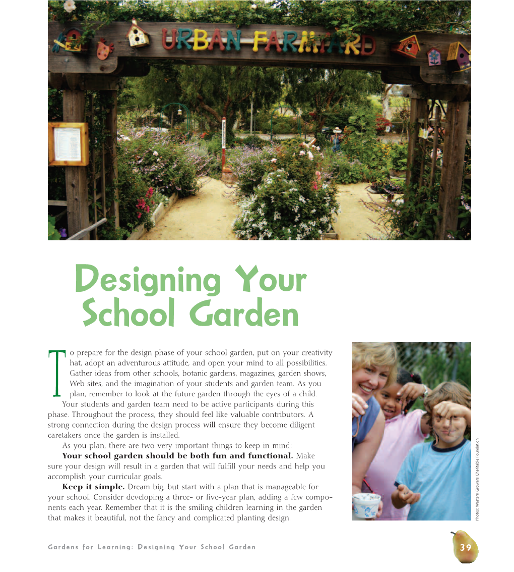 Designing Your School Garden
