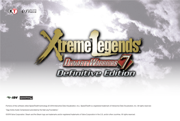 DYNASTY WARRIORS 7: Xtreme Legends Definitive Edition Manual