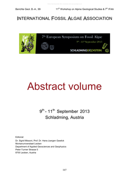 Abstract Volume