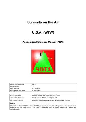 Summits on the Air USA (W7W)