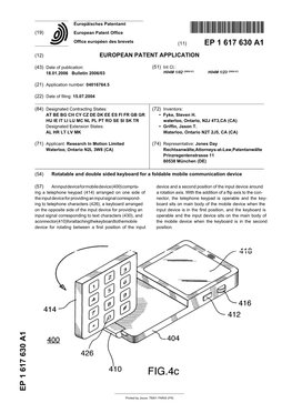 Rotatable and Double Sided Keyboard for a Foldable Mobile Communication Device