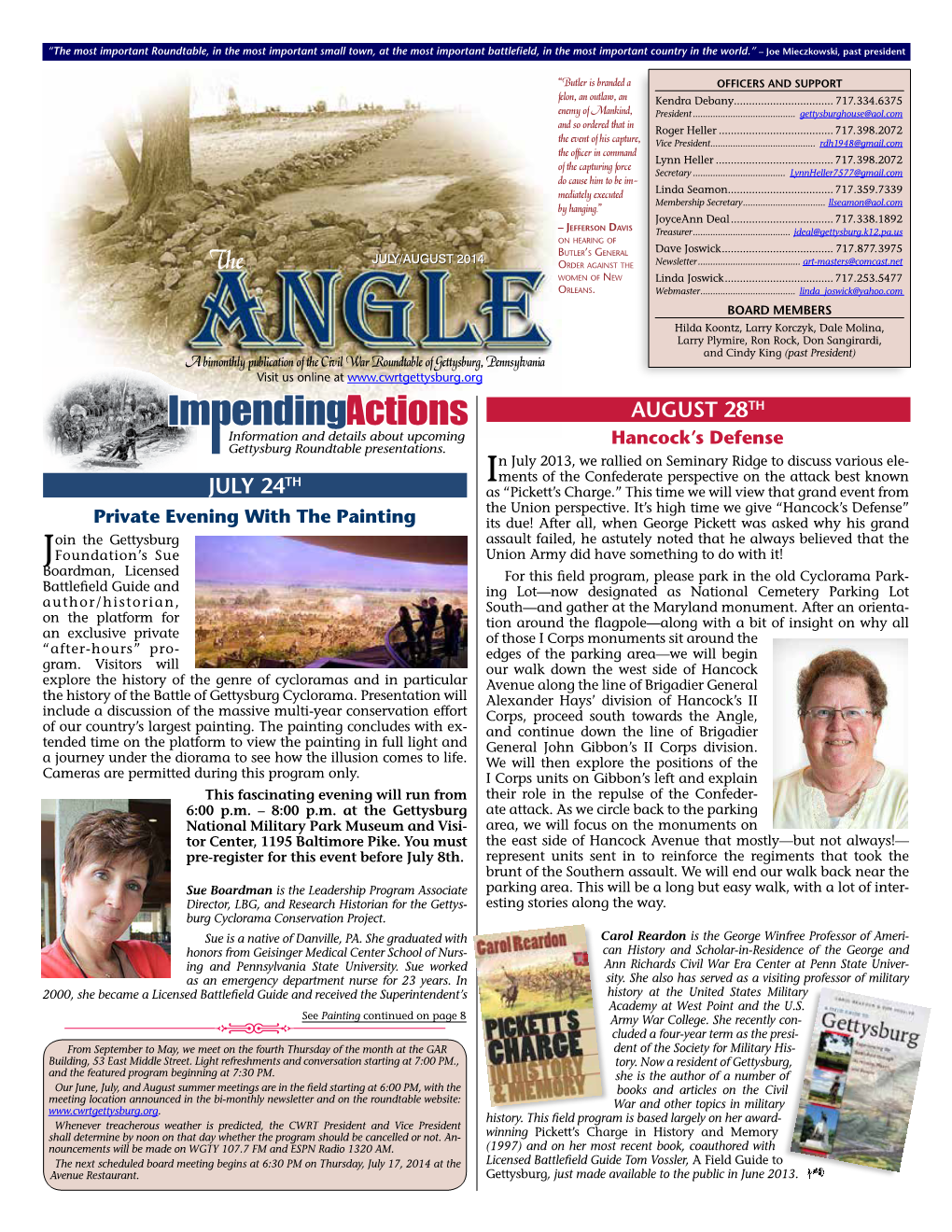 JULY/AUGUST 2014 Newsletter