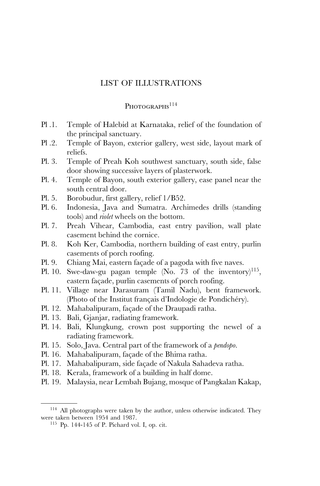 List of Illustrations