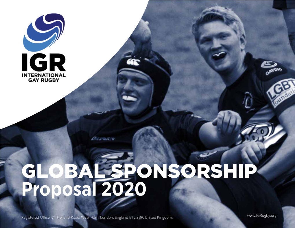 GLOBAL SPONSORSHIP Proposal 2020