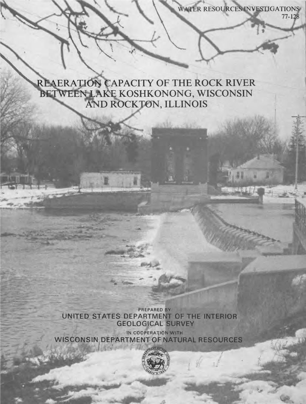 Capacity of the Rock River Lai^E Koshkonong, Wisconsin and Rockton, Illinois