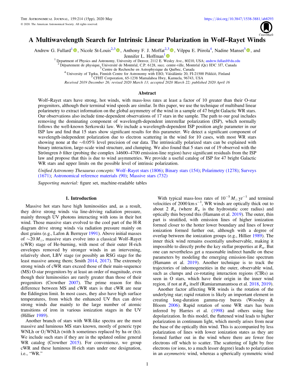 A Multiwavelength Search for Intrinsic Linear Polarization in Wolf–Rayet Winds