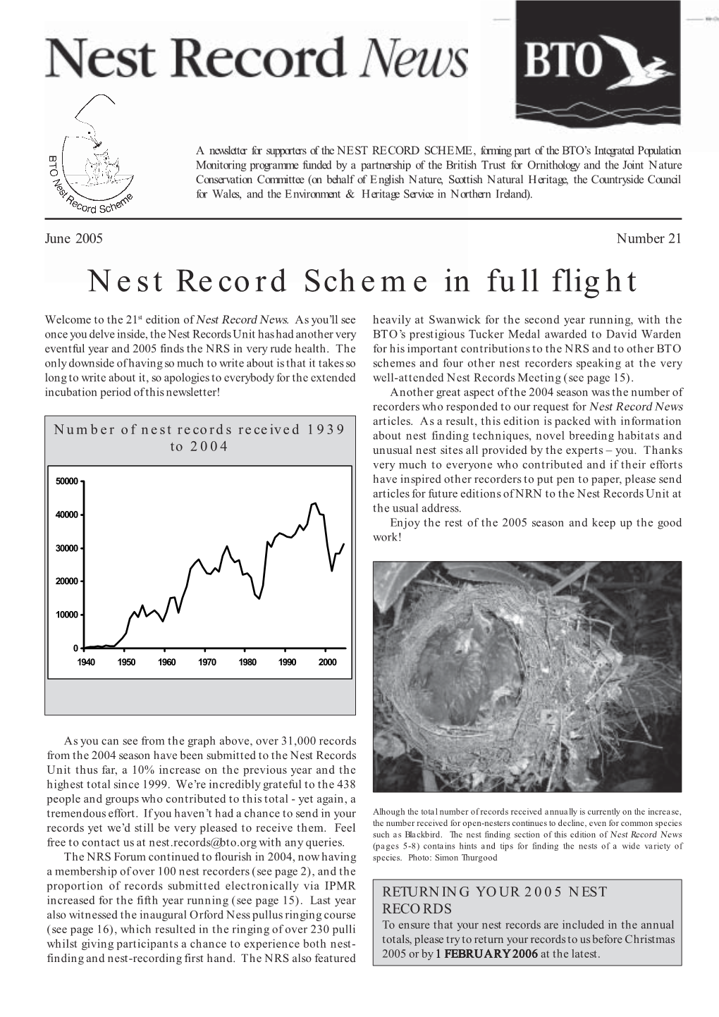 Nest Record News April 2005.PMD