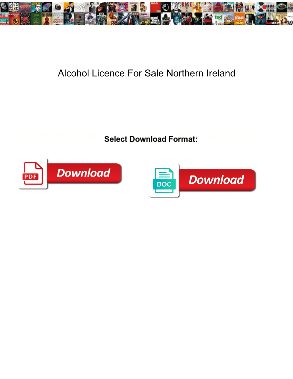 Alcohol Licence for Sale Northern Ireland