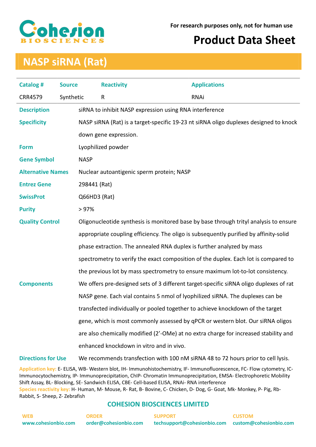 Product Data Sheet