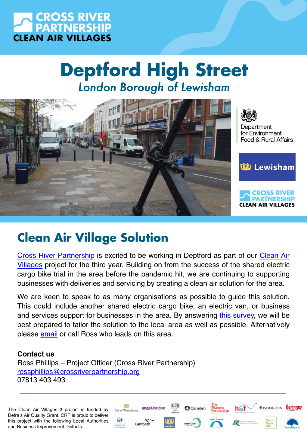 Deptford High Street London Borough of Lewisham