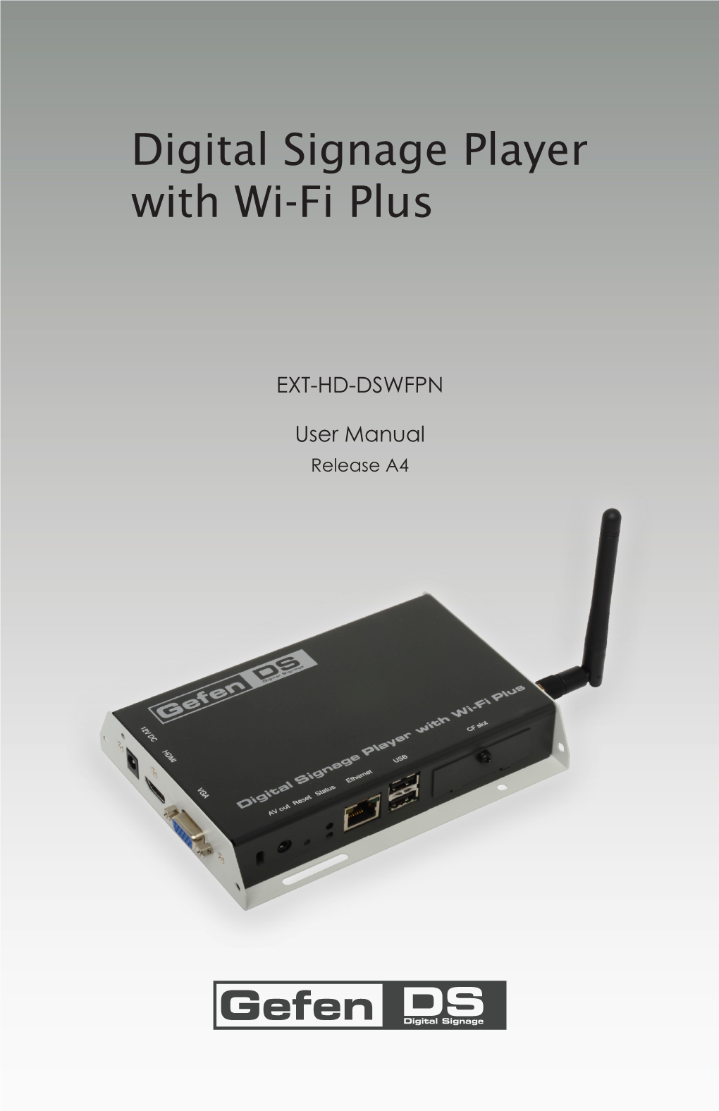 Digital Signage Player with Wi-Fi Plus