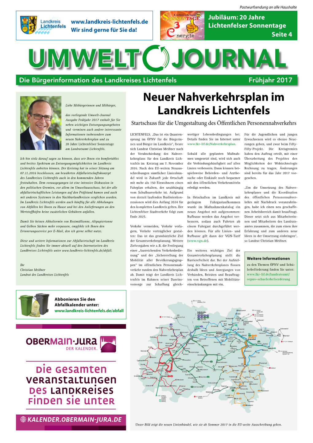 Neuer Nahverkehrsplan Im Landkreis Lichtenfels