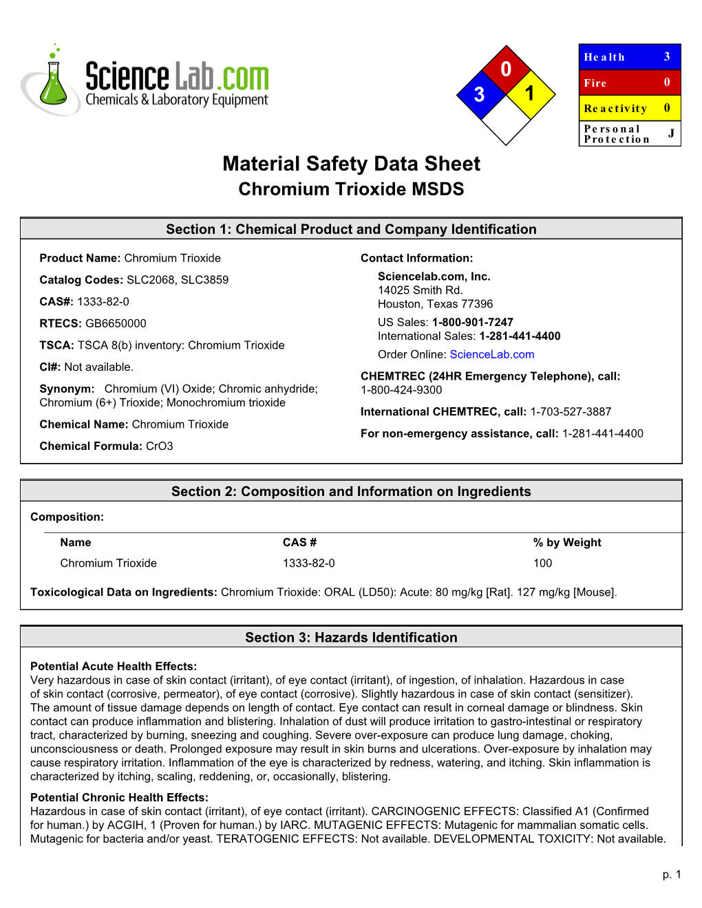 Chromium Oxide and Aluminum Powder