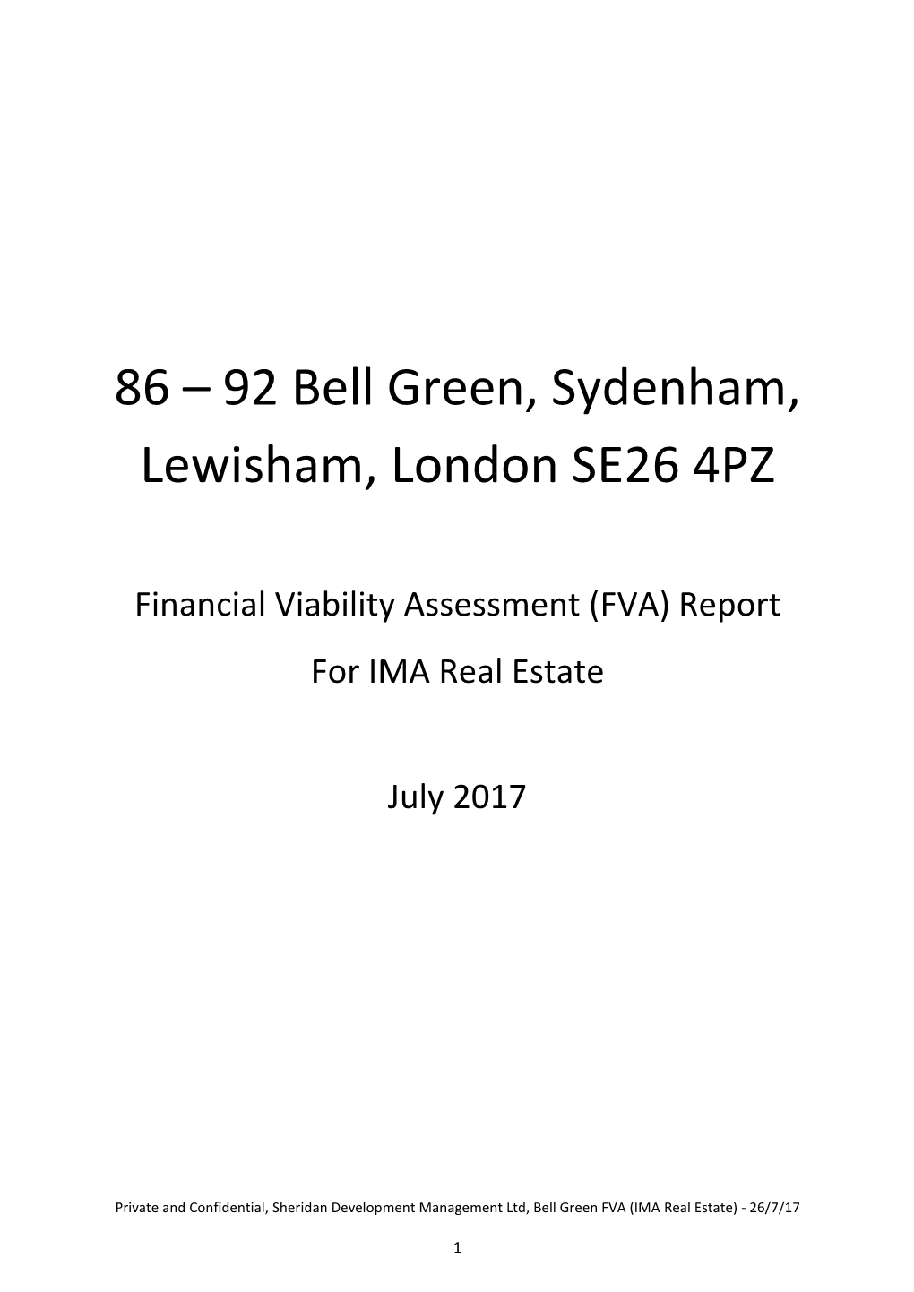 86 – 92 Bell Green, Sydenham, Lewisham, London SE26 4PZ