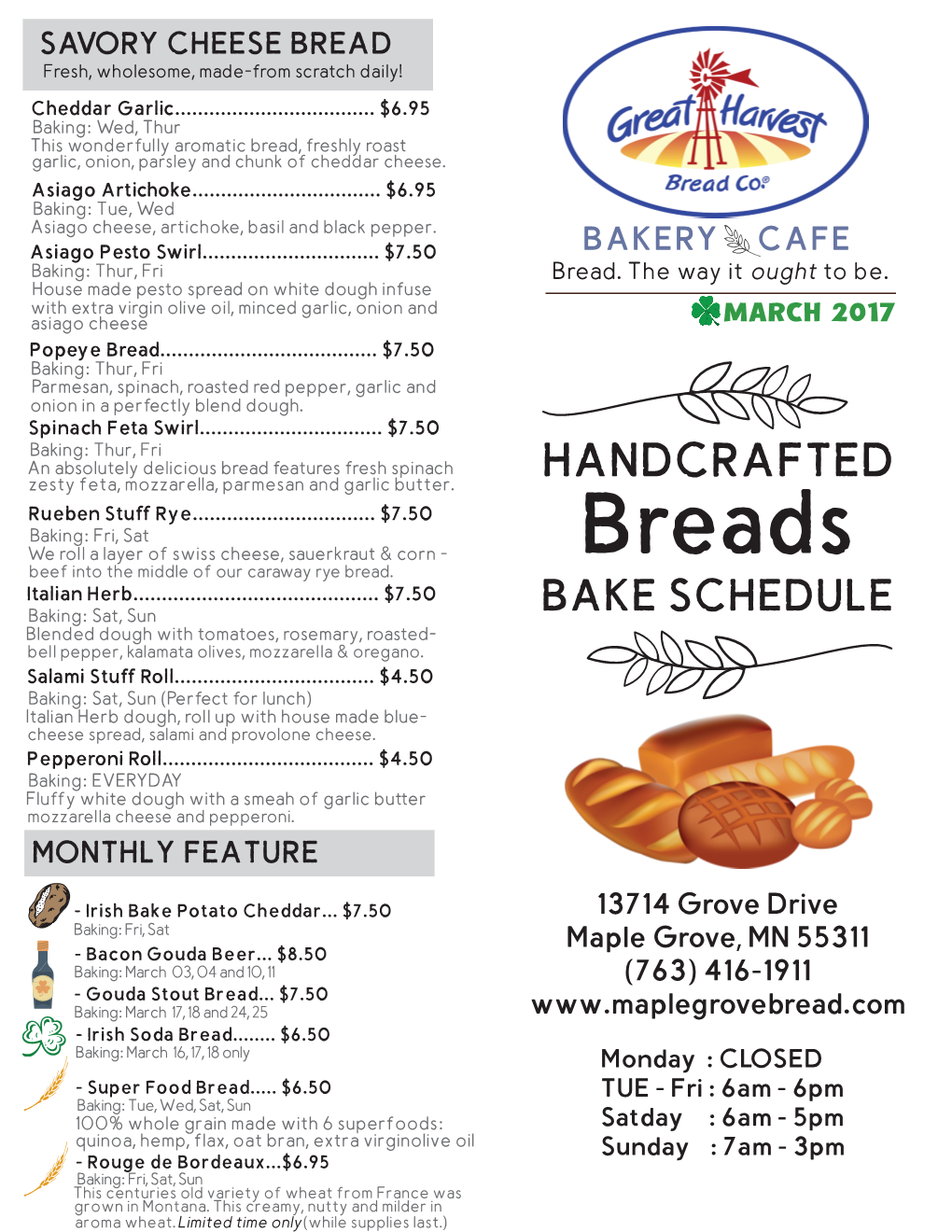 Savory Cheese Bread Monthly Feature