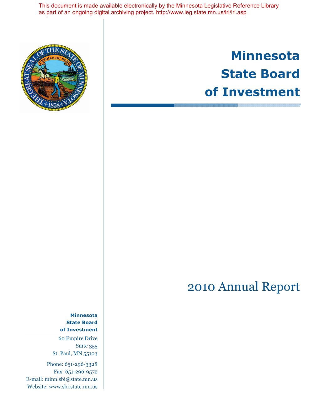 2010 Annual Report