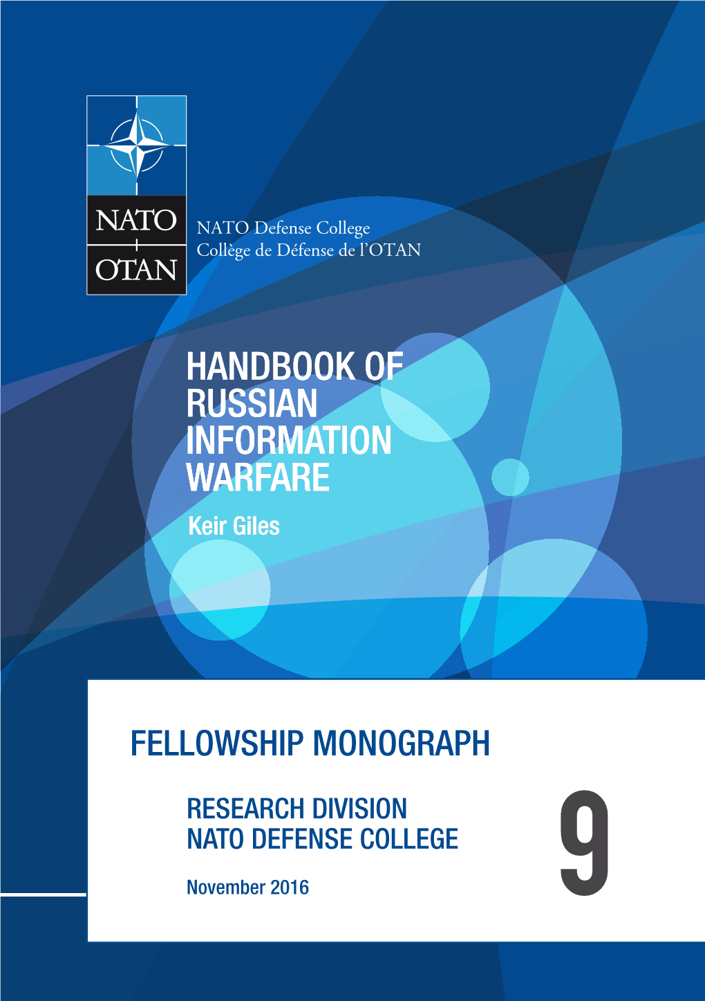 HANDBOOK of RUSSIAN INFORMATION WARFARE Keir Giles