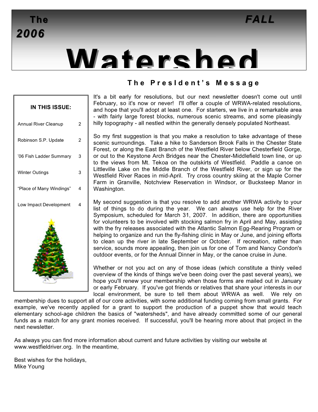 Watershed Watershed News