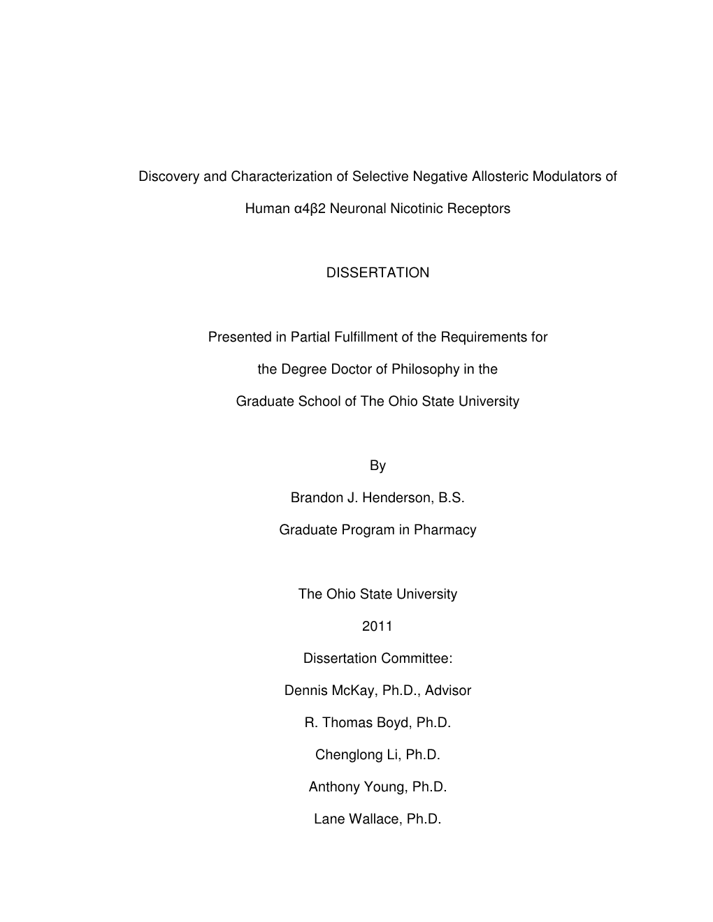 Discovery and Characterization of Selective Negative Allosteric Modulators Of