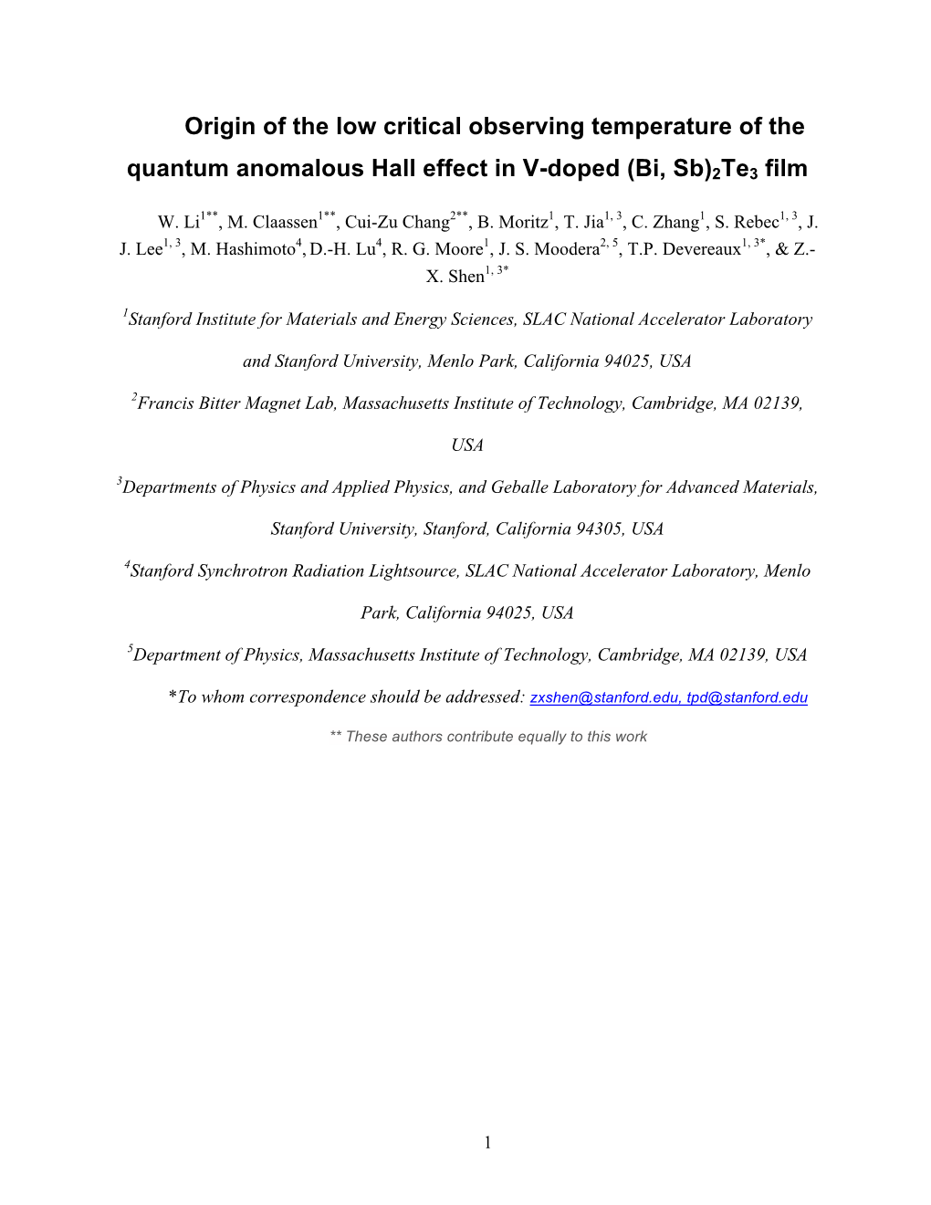 Origin of the Low Critical Observing Temperature of the Quantum