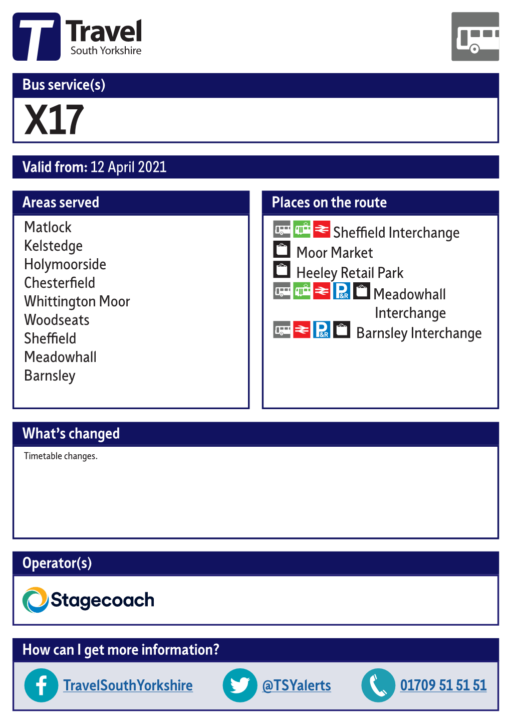 Valid From: 12 April 2021 Bus Service(S)