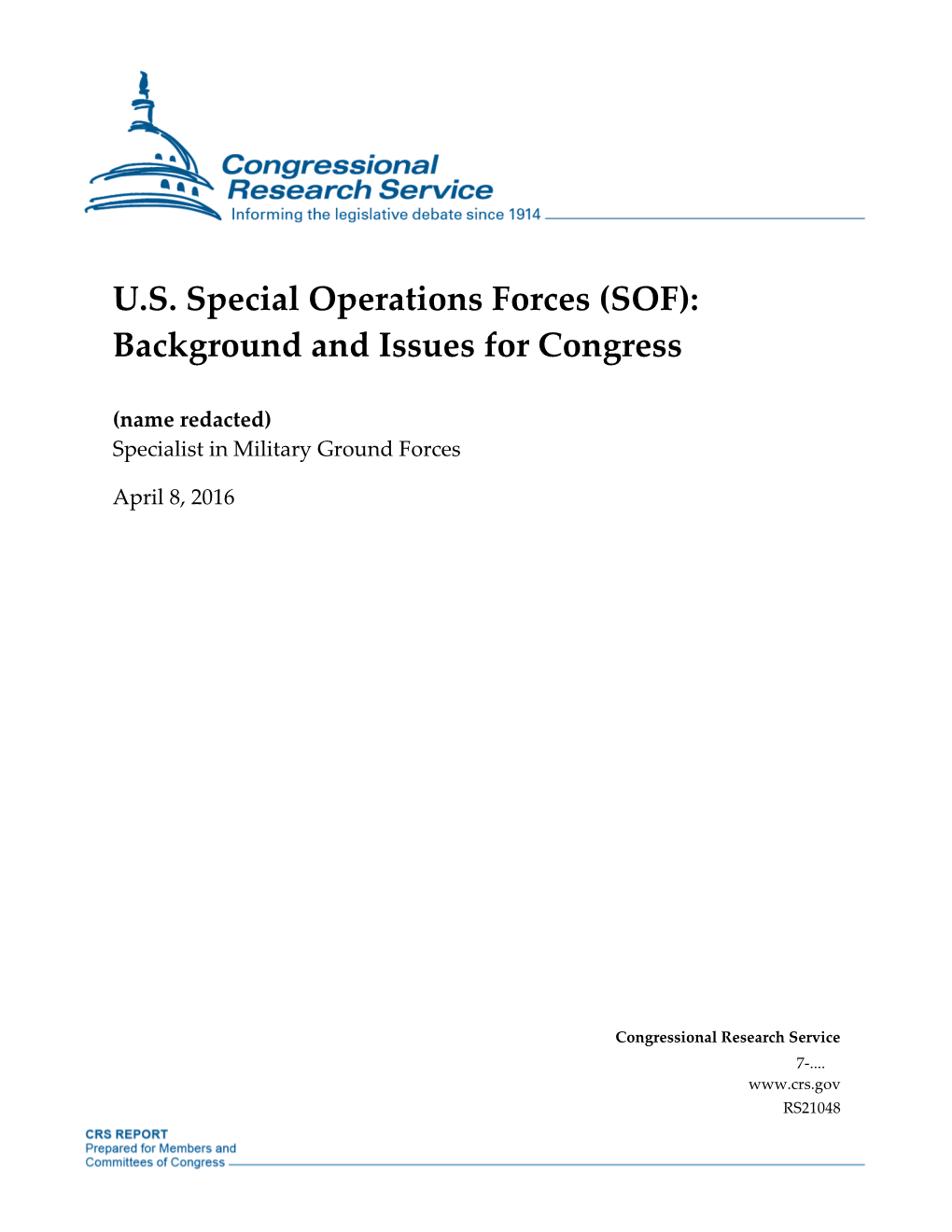 US Special Operations Forces