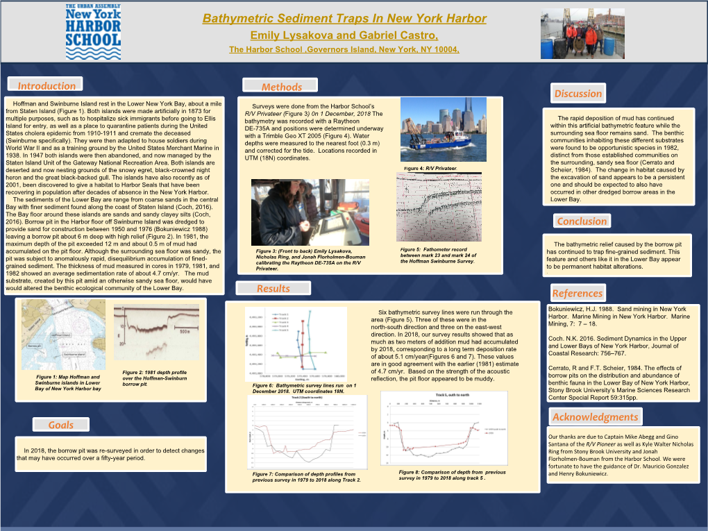 Bathymetric Sediment Traps in New York Harbor