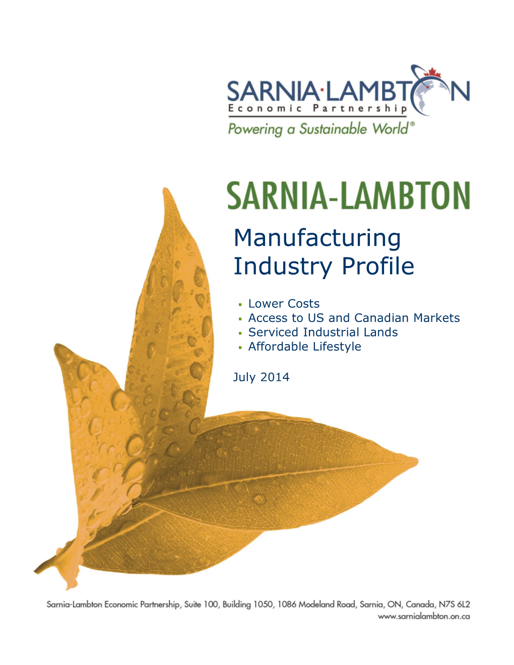 Manufacturing Industry Profile