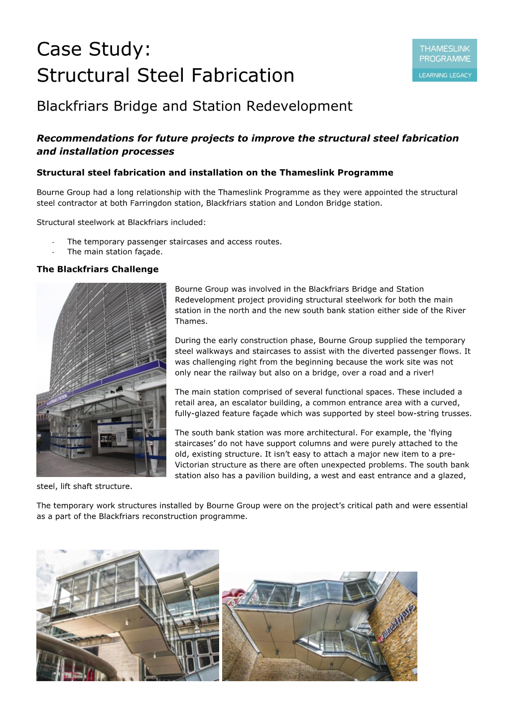 Case Study: Structural Steel Fabrication